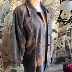 Roaman's Gray fleece coat